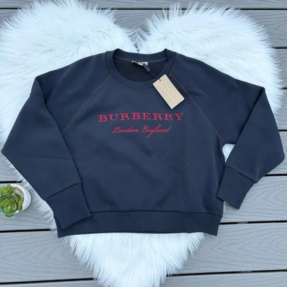 Burberry Logo Crewneck Sweatshirt - Picture 1 of 4